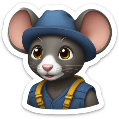 Raton laveur sticker