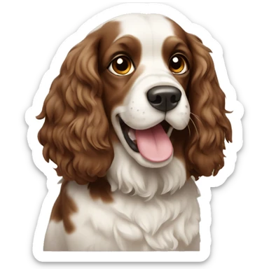 spaniel cooker dog sticker