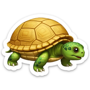 taco eating turtle sticker