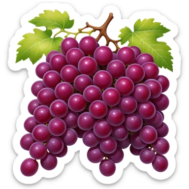 Fruit Red anggur sticker