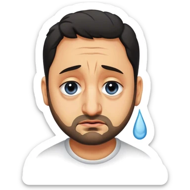 cyril hanouna crying sticker