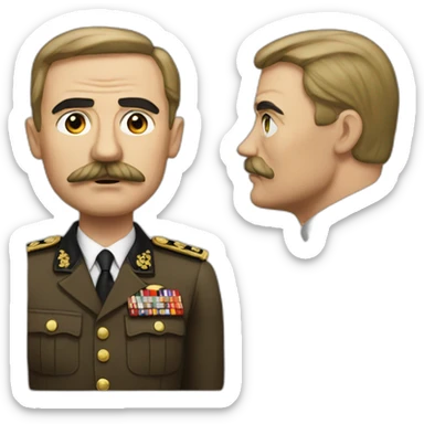 Adolf dictator sticker