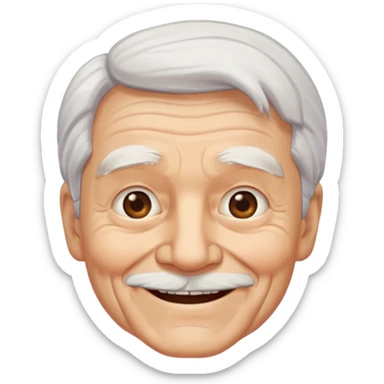 Crea un viejito sticker