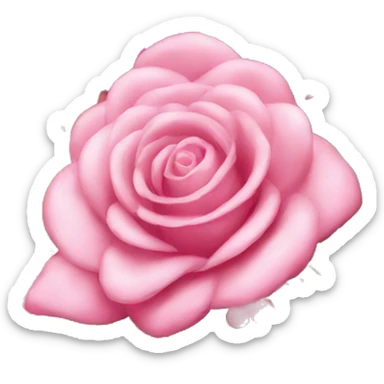 Roze kerstboom sticker