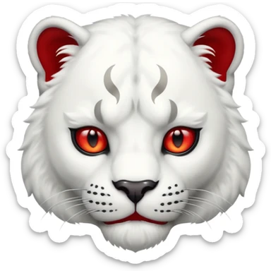 white panther emoji. As one would see on discord, that looks like Samuel Ayers from "The Smoke Room". make sure his eyes are red sticker