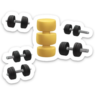 Dumbbell emoji sticker