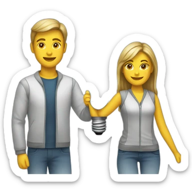 vende energía renovable sticker