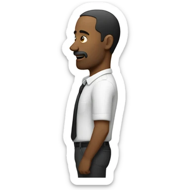 Man sideyeing sticker