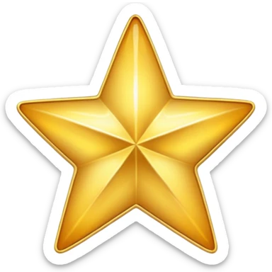 Aesthetic star sticker