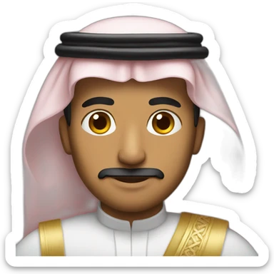 a man from saudi arabia sticker