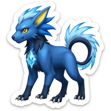 Luxray-Manectric-Absol-fusion, full body sticker