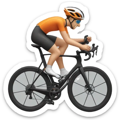 cycliste sticker