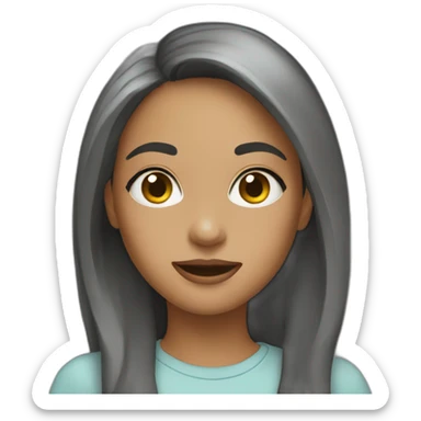 Lexi grey debout sticker