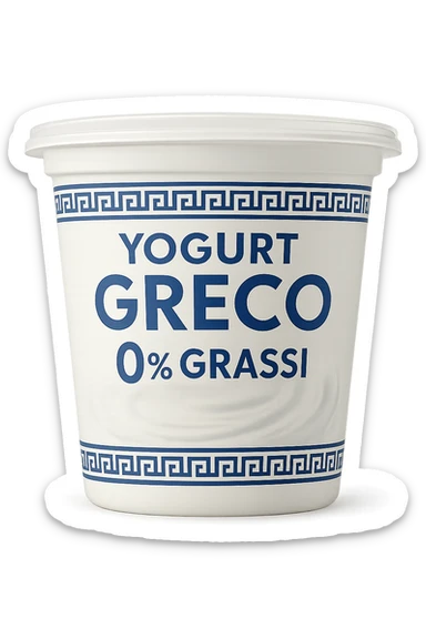 Yogurt Greco 0 grassi sticker