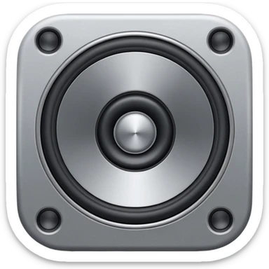 mac os icon speaker volume bar sticker