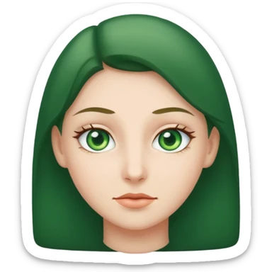 Ojitos verdes sticker