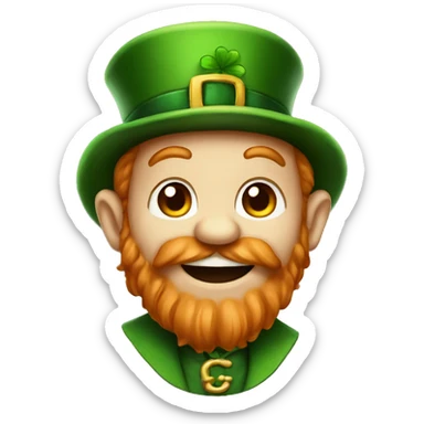 leprechaun sticker