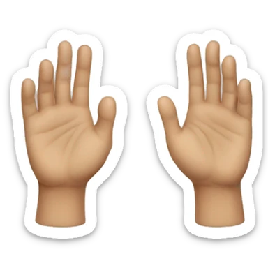 hands claping sticker