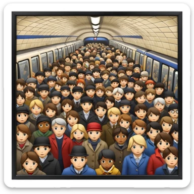 London underground sticker