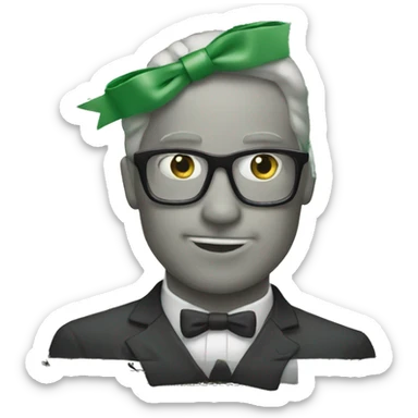 money with bow sticker