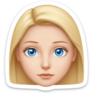 ADHD blue eyes adult sticker