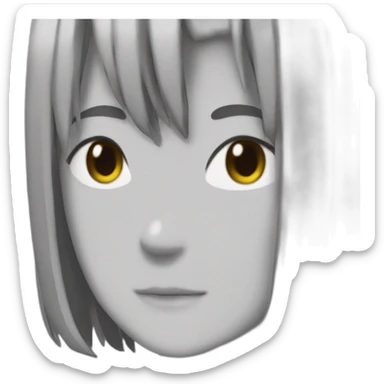 makima from chainsaw man sticker