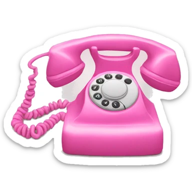 Pink phone sticker