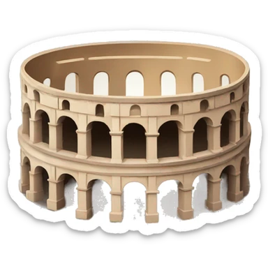 roman colosseum sticker