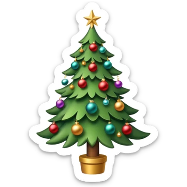 arbol de navidad sticker