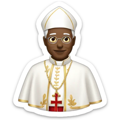 Fashionist pope sticker