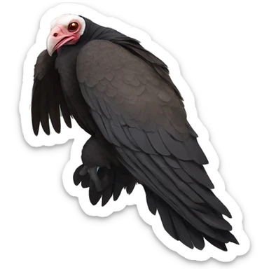 turkey vulture sticker