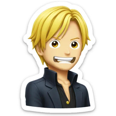 Sanji one piece sticker