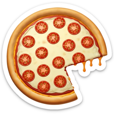 Pizza only tomato sauce  sticker