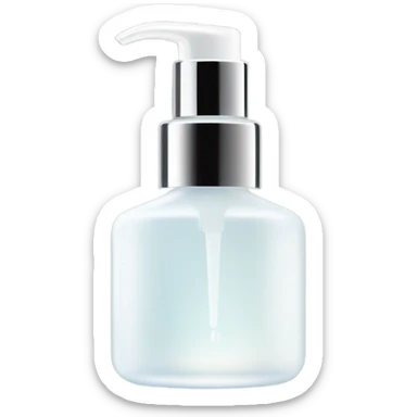 Moisturiser bottle sticker