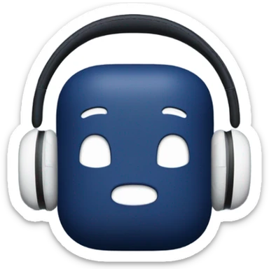 Midnight blue AirPods Max sticker