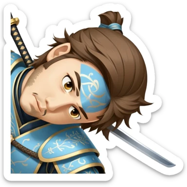 Elegant Samurai sticker