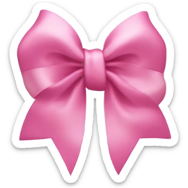 pink bown  sticker