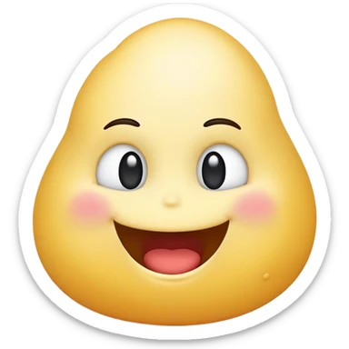 a funny blob sticker