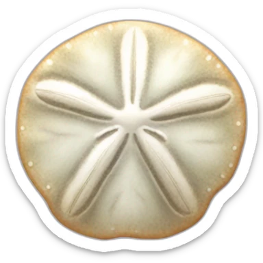 Sand dollar sticker