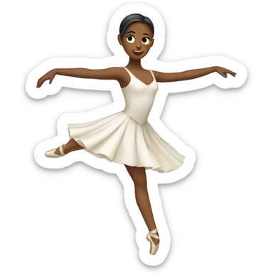 une danseuse de danse classique  sticker