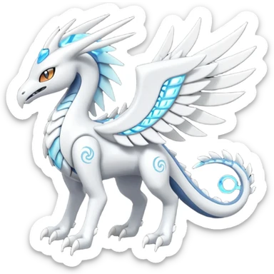 Meloetta-Reshiram-Dialga-Pokémon-Fakémon-fusion-hybrid-creature sticker