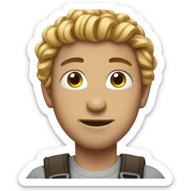 Person whit locks sticker