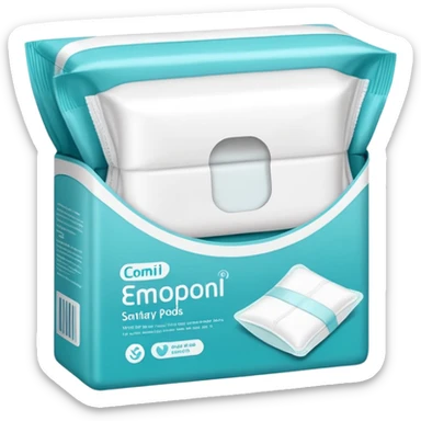 Pack Sanitary pad sticker