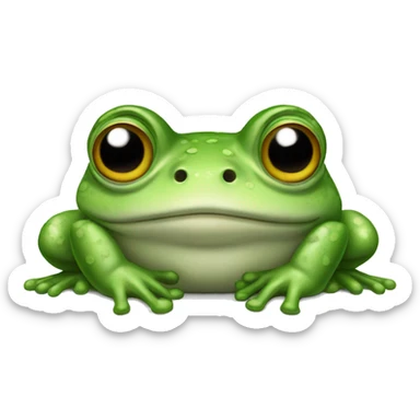 Frog sticker