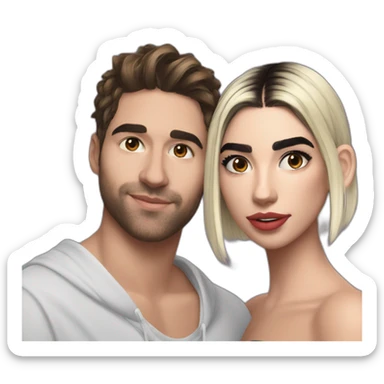 paul jason klein with dua lipa sticker