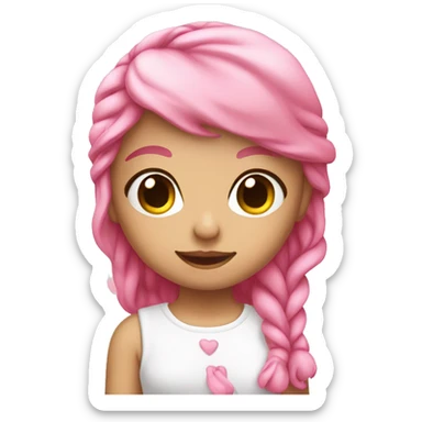 Cute girlie pink  sticker