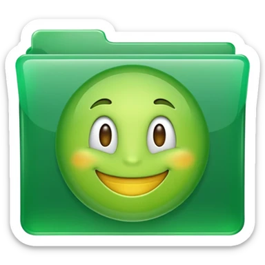 i need a emoji fher its green and in the text behind success is like bet ledger in transparent form sticker