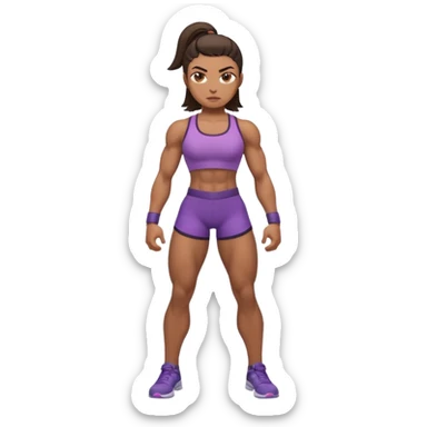 macho girl, different ones, full body sticker