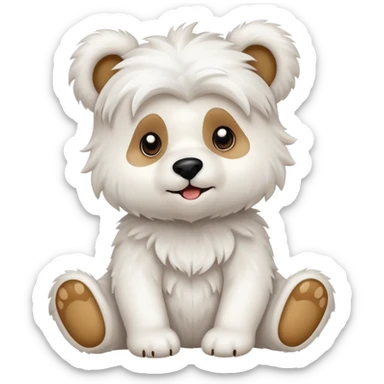 Can you do a mix of a Maltese and bear cub sticker