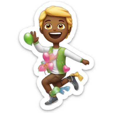 emoji celebration sticker